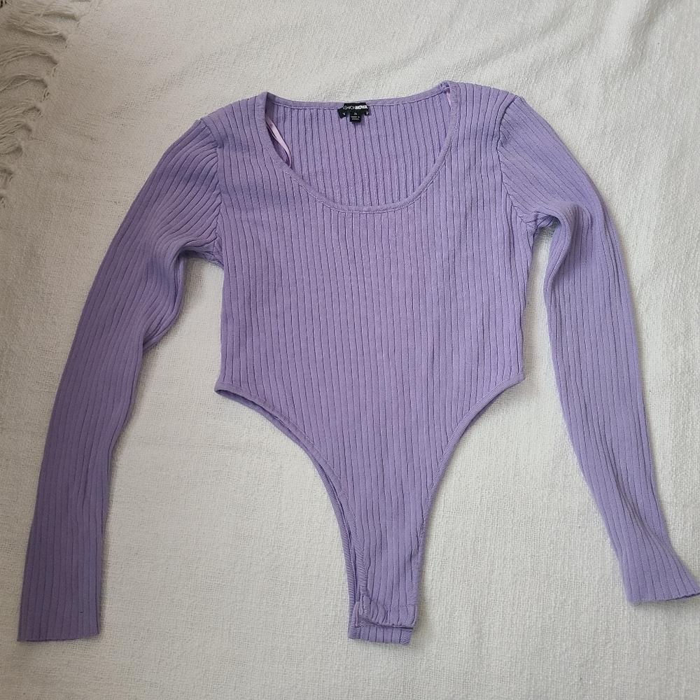 Fashion Nova purple bodysuit